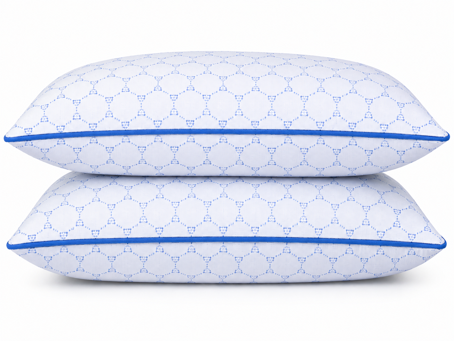 COOLING MEMORY FOAM PILLOW SET - PACK OF 2- Instantly cool