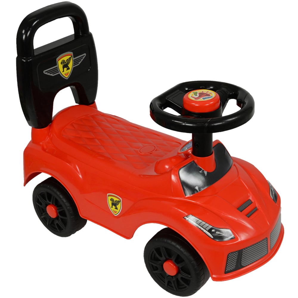 Kids Ride-On Car Toy – Push Along Toddler Car with Steering Wheel, Anti-Tip Design & Comfortable Seat (1+ Years)