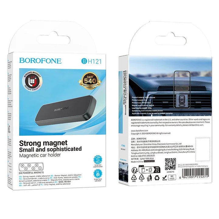 BOROFONE BH121 Eternal Magnetic Car Holder Black
