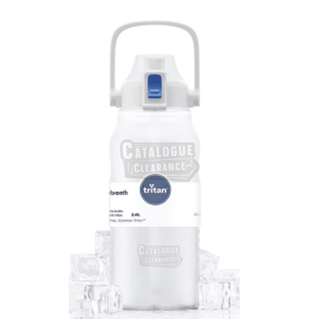 Free Breath 2L Sports Water Bottle – BPA-Free Tritan, Leakproof with Straw, Perfect for Gym & Outdoor Activities