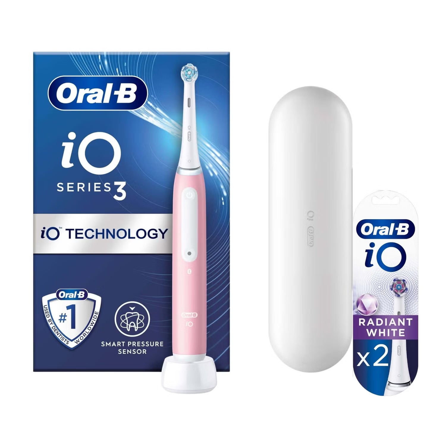 Oral-B iO 3 Electric Toothbrush Blush Pink Gift Edition