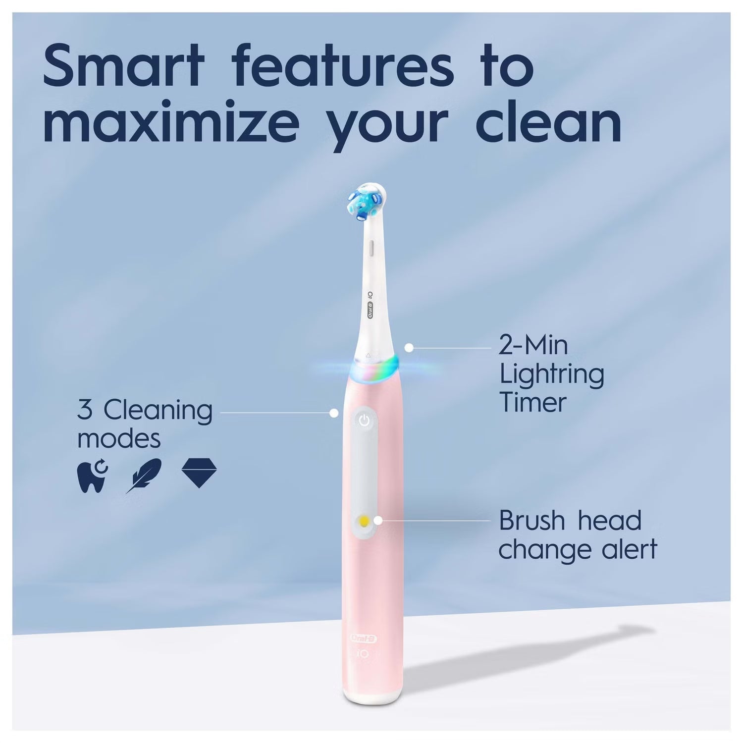 Oral-B iO 3 Electric Toothbrush Blush Pink Gift Edition