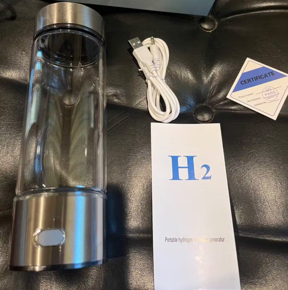 Portable Hydrogen Water Generator Bottle – H₂ Ionizer