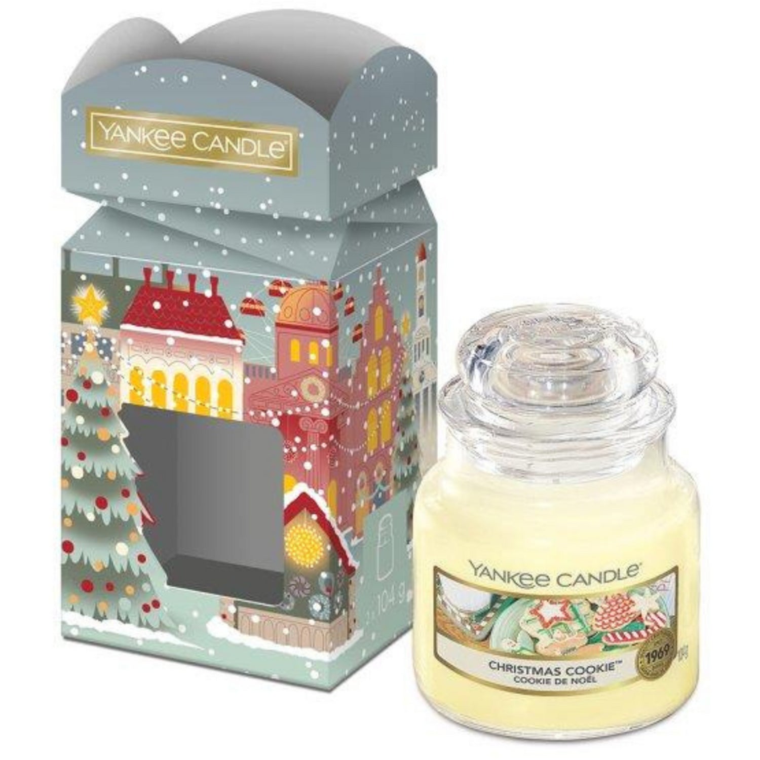 Yankee Candle Christmas Cookie Small Jar Gift – Festive Box (104g)