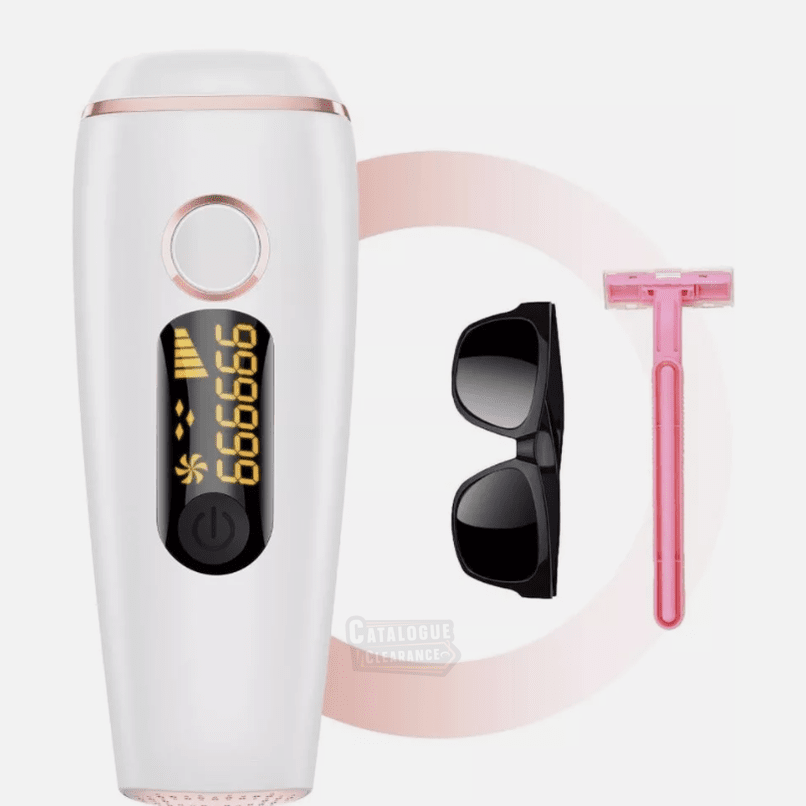 Fezax IPL Hair Removal Device – Painless, Permanent Hair Reduction System with Flash Technology