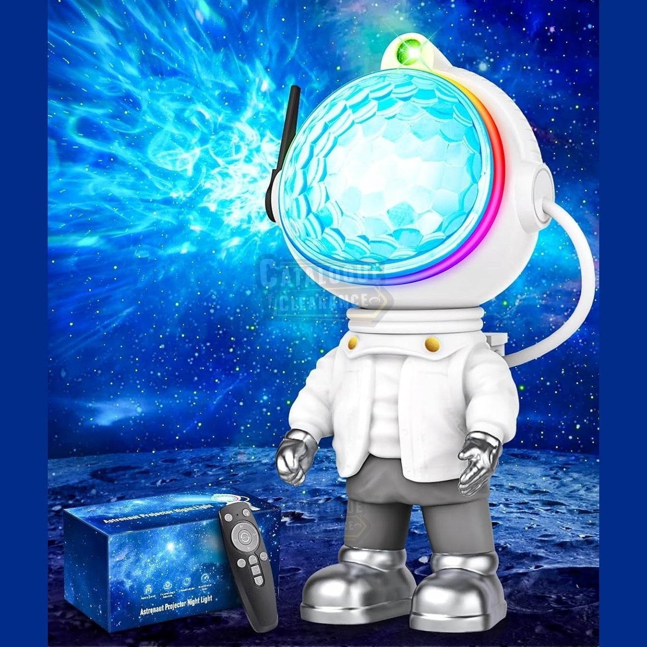 Astronaut Galaxy Projector LED Starry Night Lamp