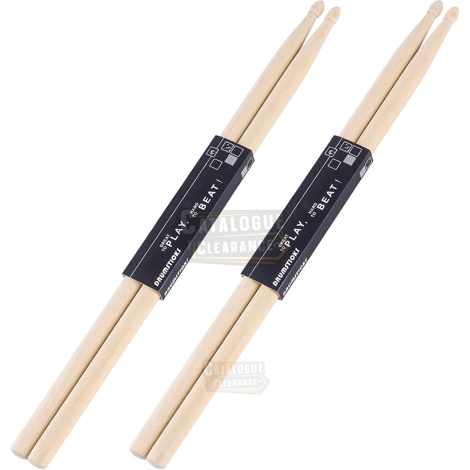 Aopoy 2 Pairs 5A Maple Drumsticks for Beginners and Kids