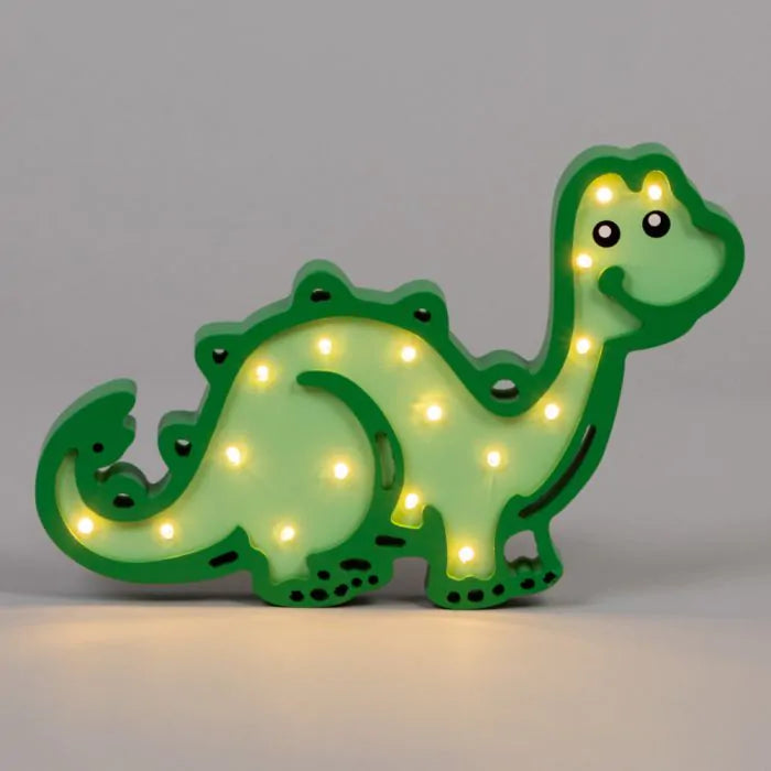 Glow Dinosaur Table Lamp, Green