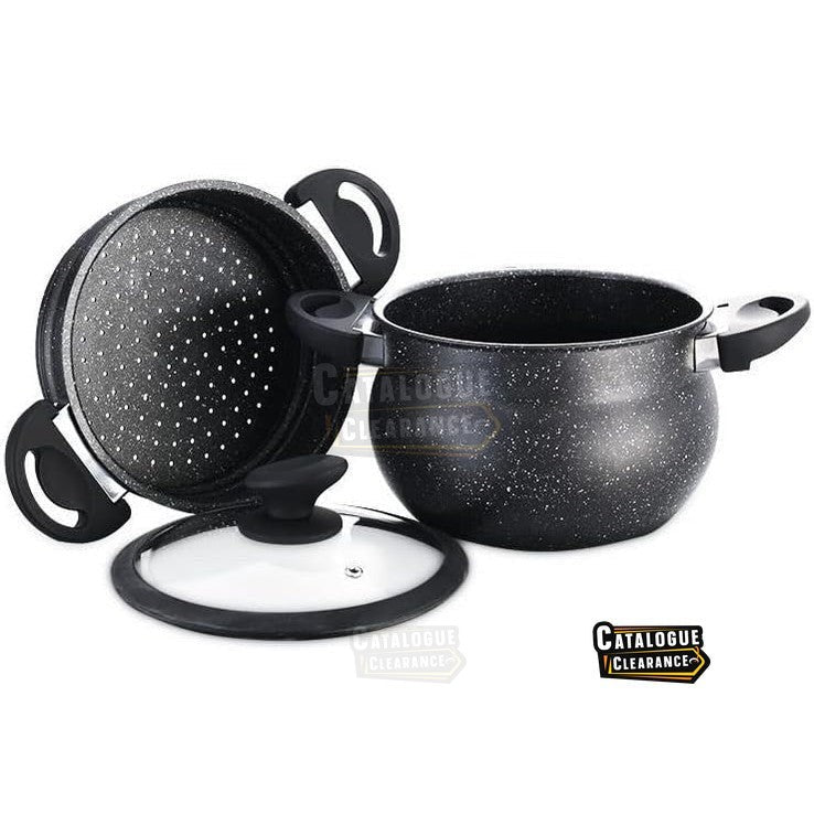 COUSCOUS 3-Piece Cushion Pot 11 L Steamer Steamer Induction Manty Cooker