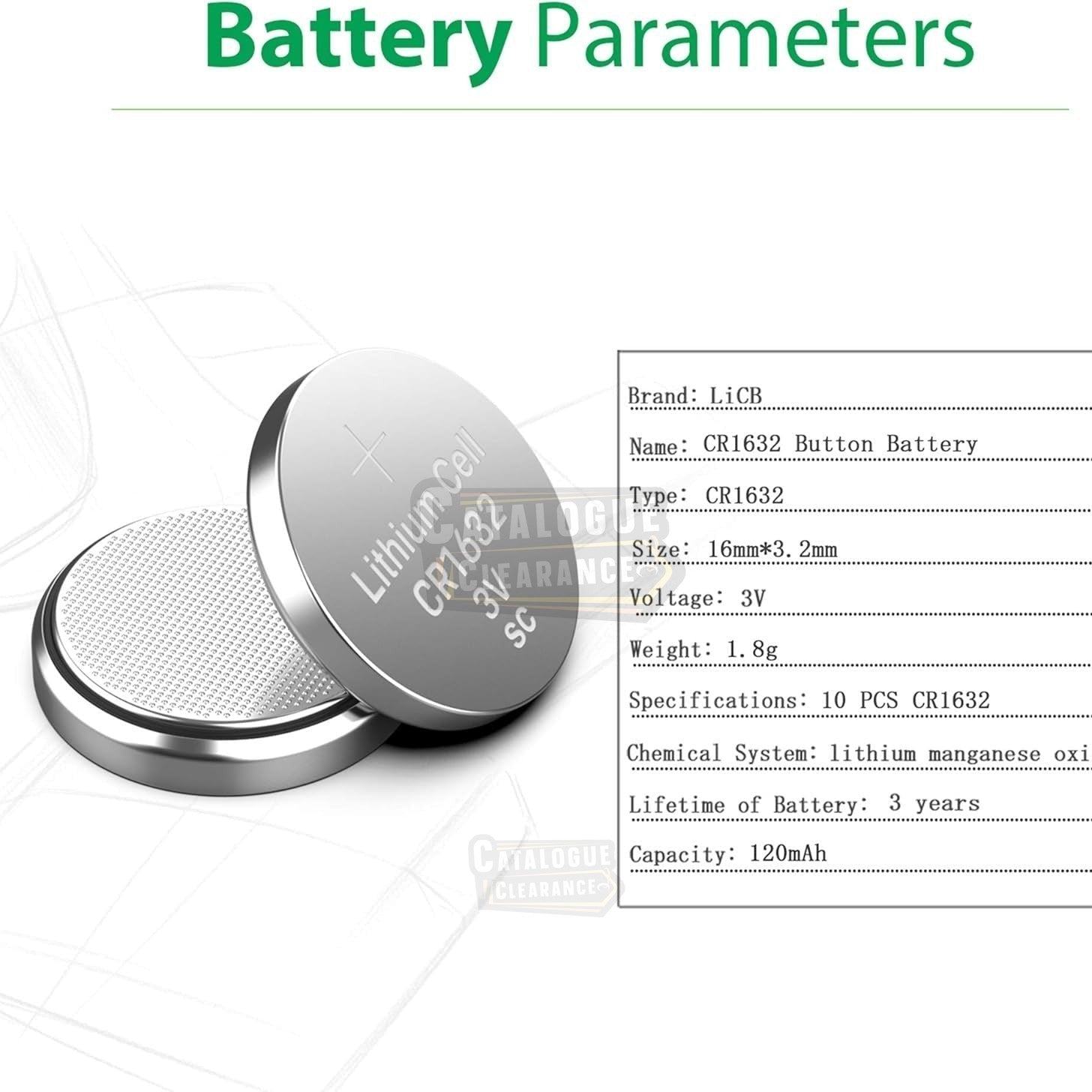 LiCB 15PCS (5pcs Pack) of CR2025 3V Lithium Batteries