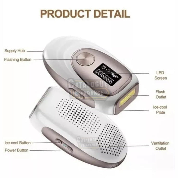 IPL Ice Cool Hair Remover – At-Home Permanent Hair Reduction Device