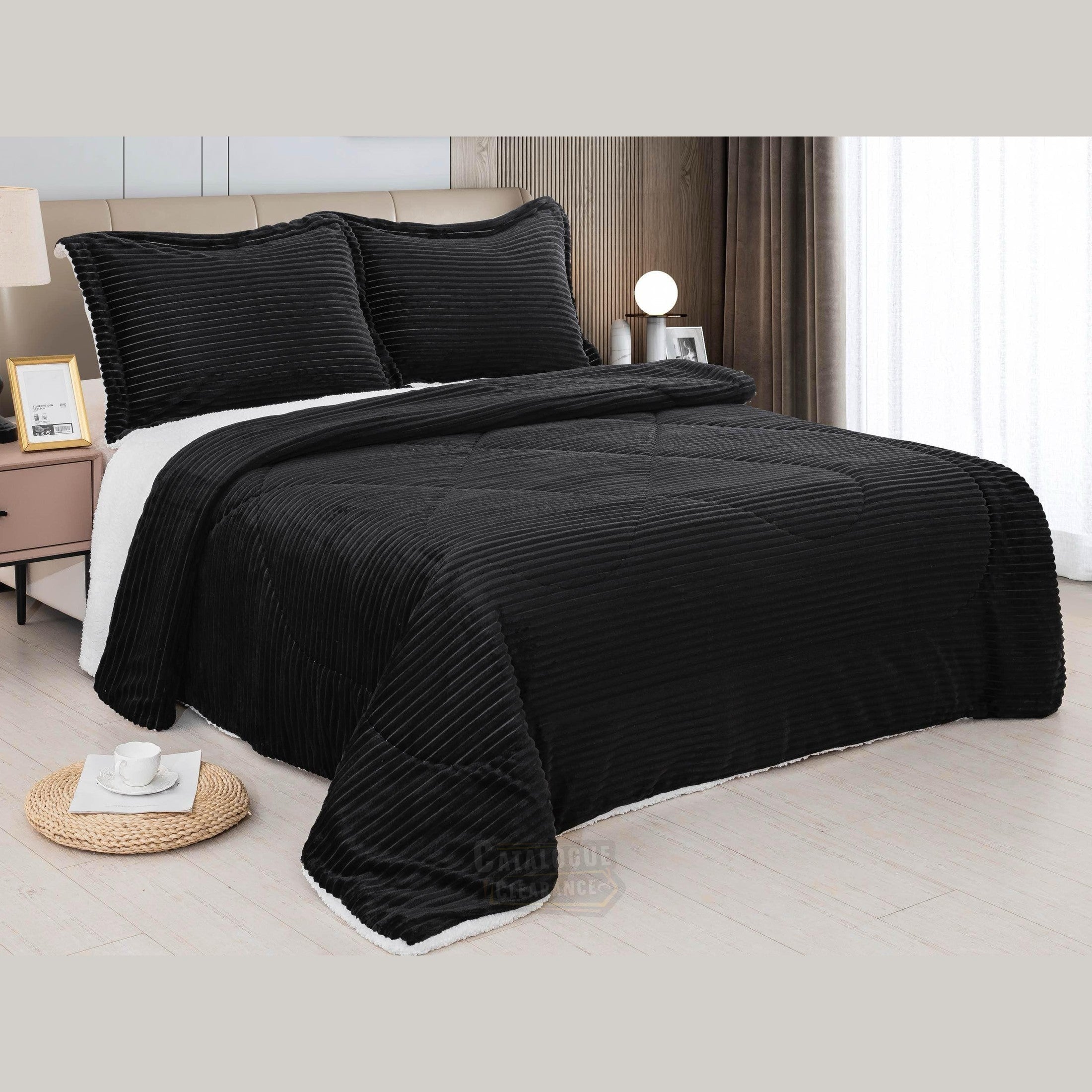3PCS Luxurious Quilted Bedspread