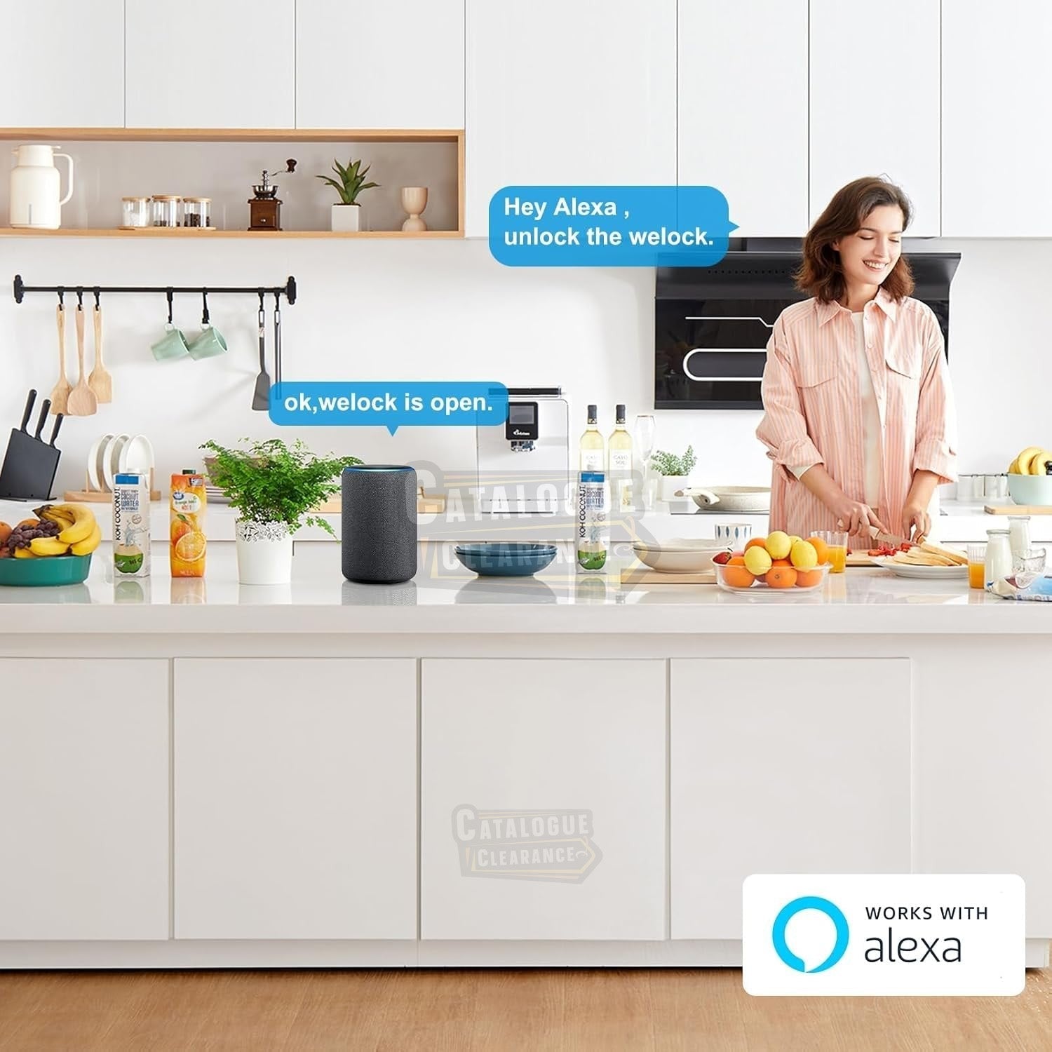 WELOCK PCB51 Smart Wi-Fi Door Lock – Keypad, RFID, Bluetooth & App Control, Waterproof