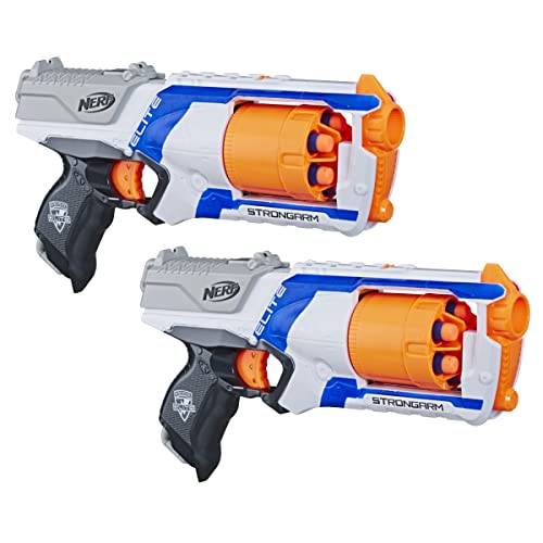2 NERF N-Strike Elite Strongarm Blaster – 6-Dart Rapid Fire Revolver