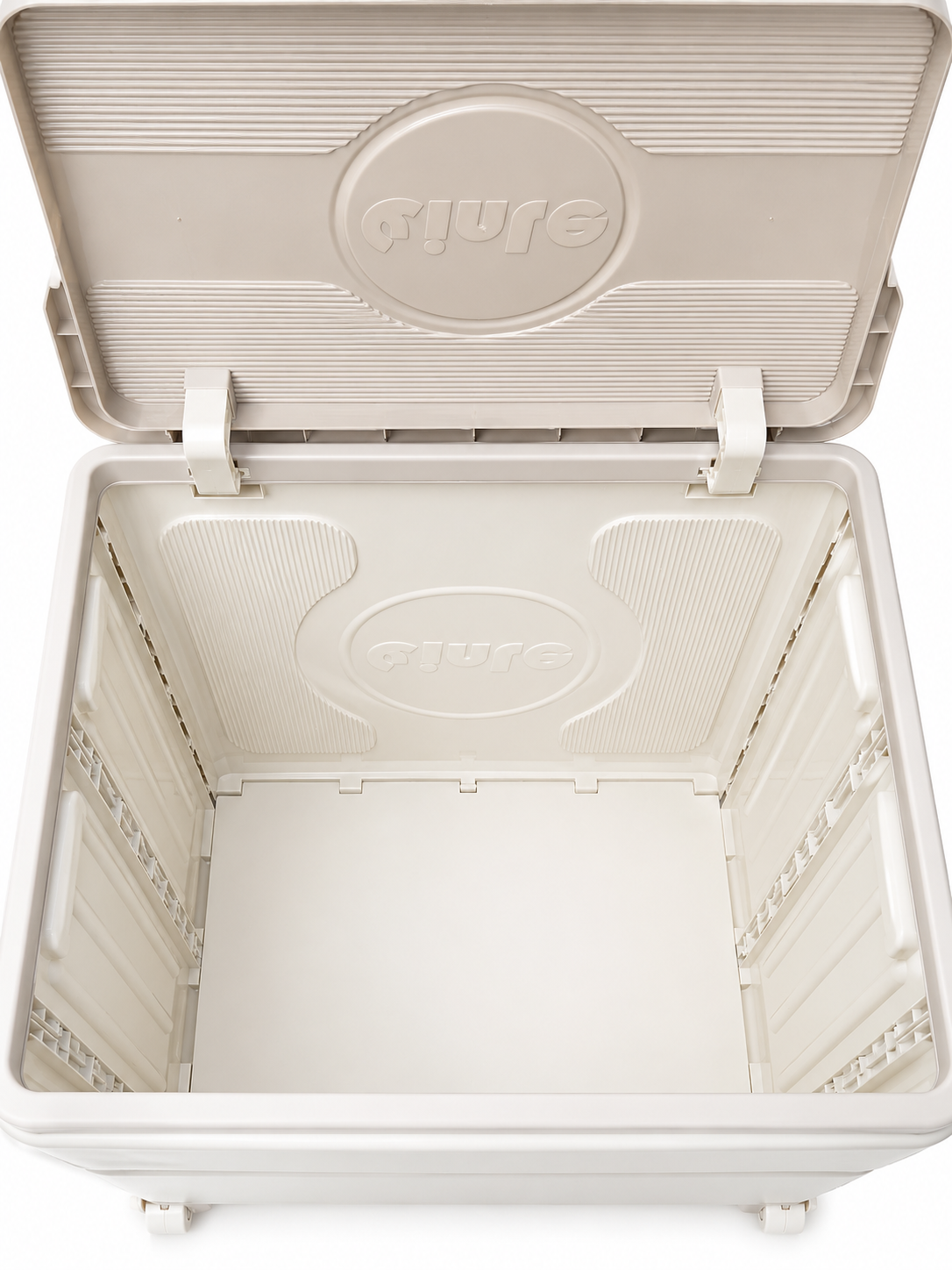 Foldable Rolling Storage Box with Lid & Wheels – Large Capacity Organiser