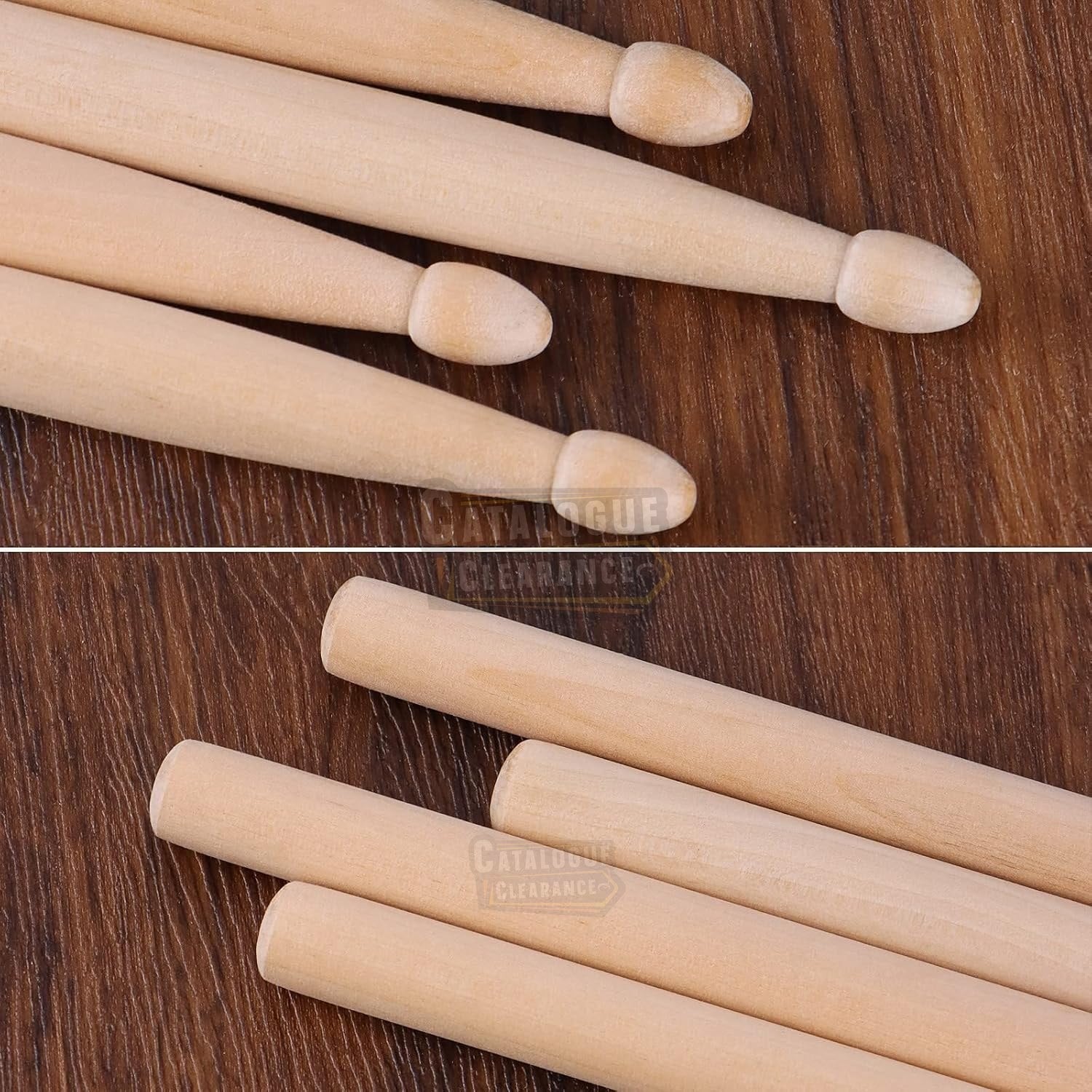 Aopoy 2 Pairs 5A Maple Drumsticks for Beginners and Kids
