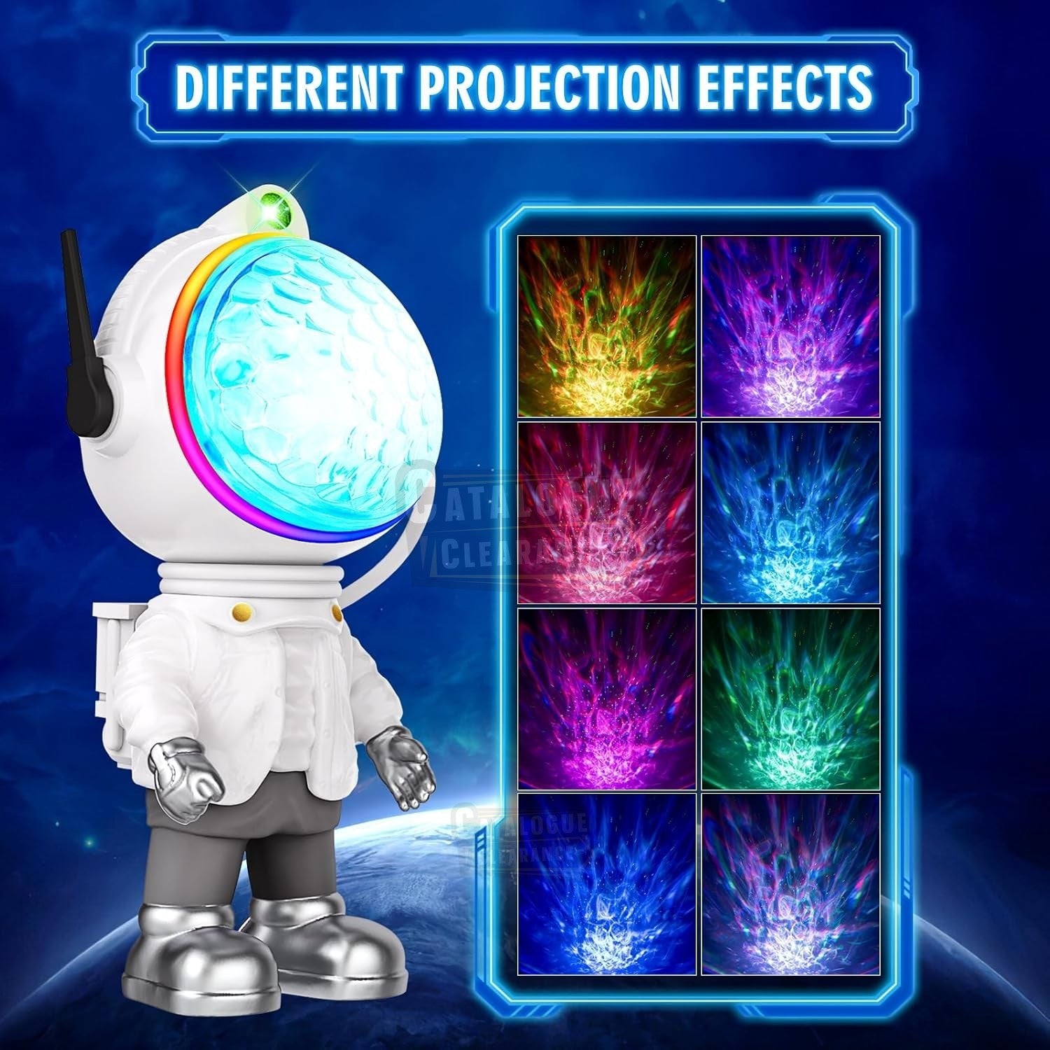 Astronaut Galaxy Projector LED Starry Night Lamp