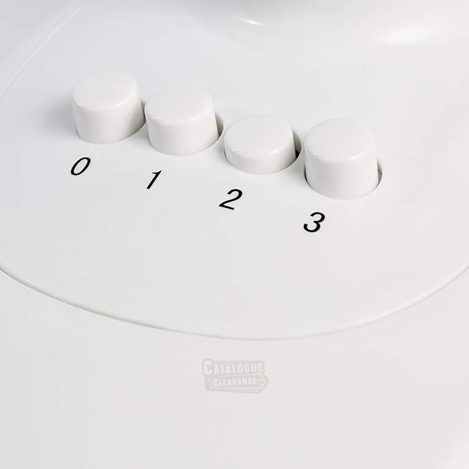 AmazonBasics 40W Oscillating Table Fan – 3-Speed Settings