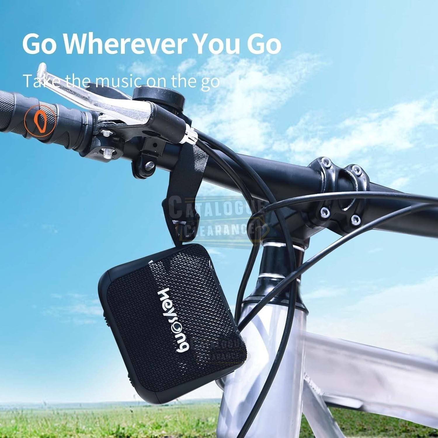 HEYSONG IPX7 Waterproof Bluetooth Speaker, 24-Hour Playtime