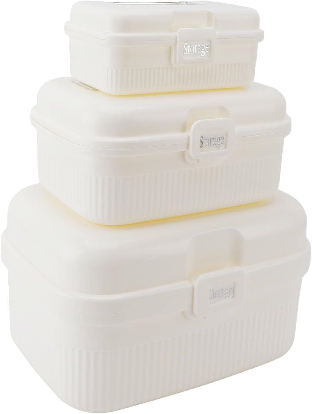 3-Piece Medicine Organizer Box Set – Large Capacity Storage Case with Removable Tray (Small, Medium & Large)