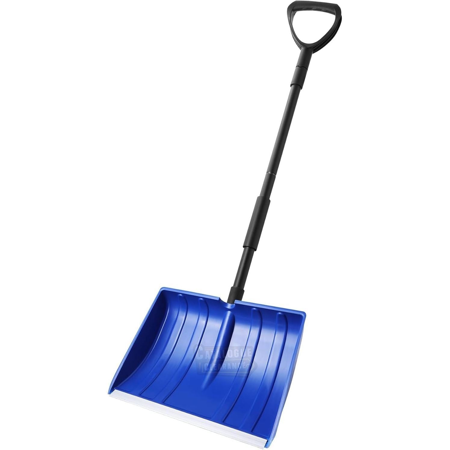Yocada 48" Snow Shovel with D-Grip Handle & Aluminum Strip