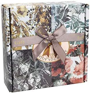 Luxury Floral Scented Candle Gift Set – 4 Tin Candles with Gift Box