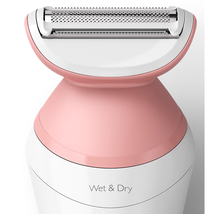Philips Lady Shaver Series 6000 – Cordless Wet & Dry Shaver with 7 Accessories