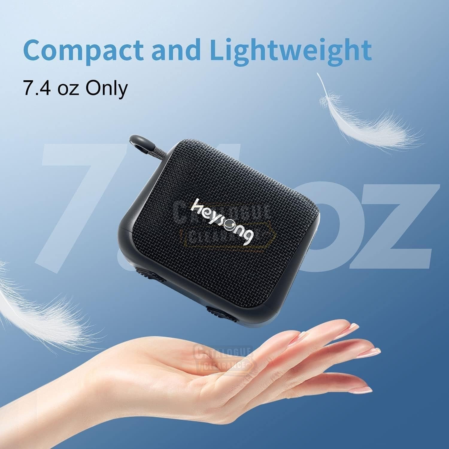 HEYSONG IPX7 Waterproof Bluetooth Speaker, 24-Hour Playtime