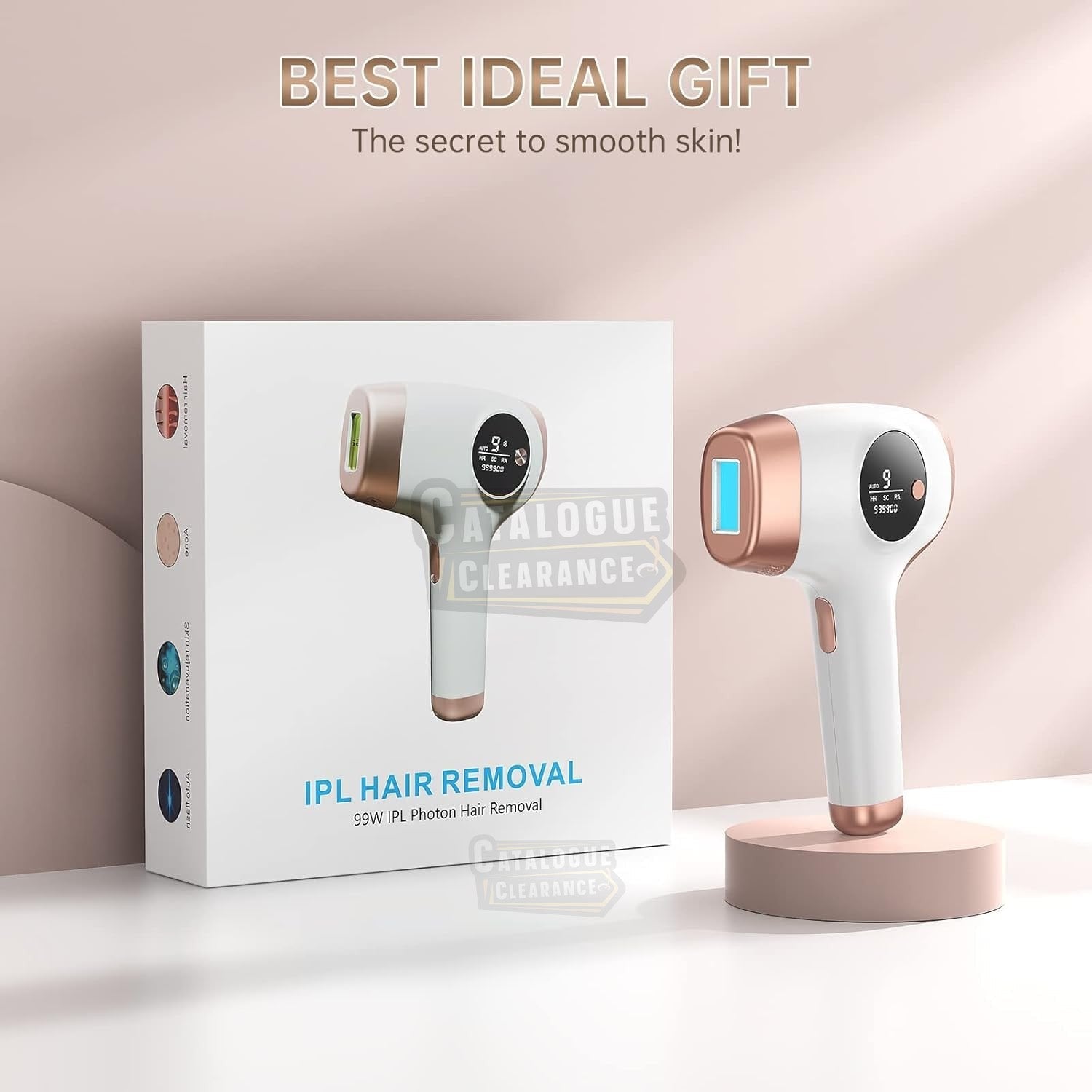 IPL Laser Hair Removal Device - 9 Energy Levels, 999,000 Flashes