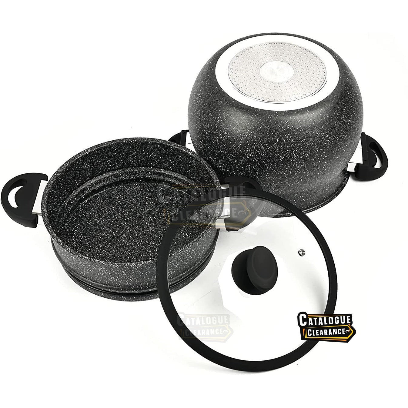 COUSCOUS 3-Piece Cushion Pot 11 L Steamer Steamer Induction Manty Cooker