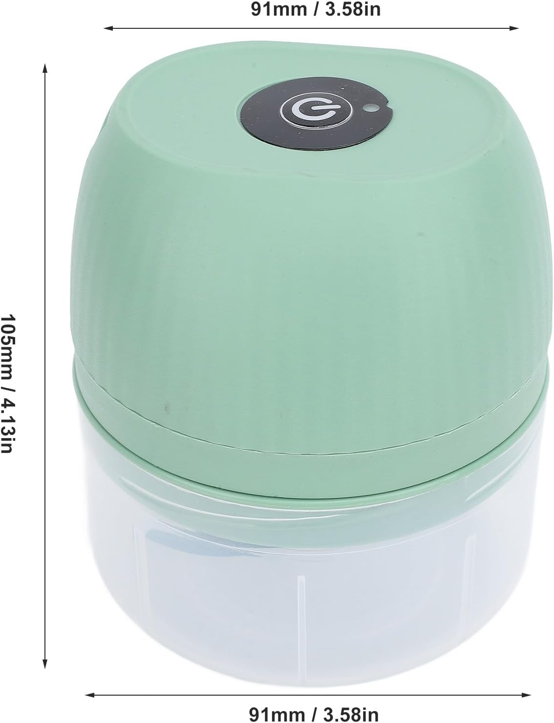 Electric Mini Garlic Chopper 100ml – Cordless Portable Vegetable & Onion Mincer