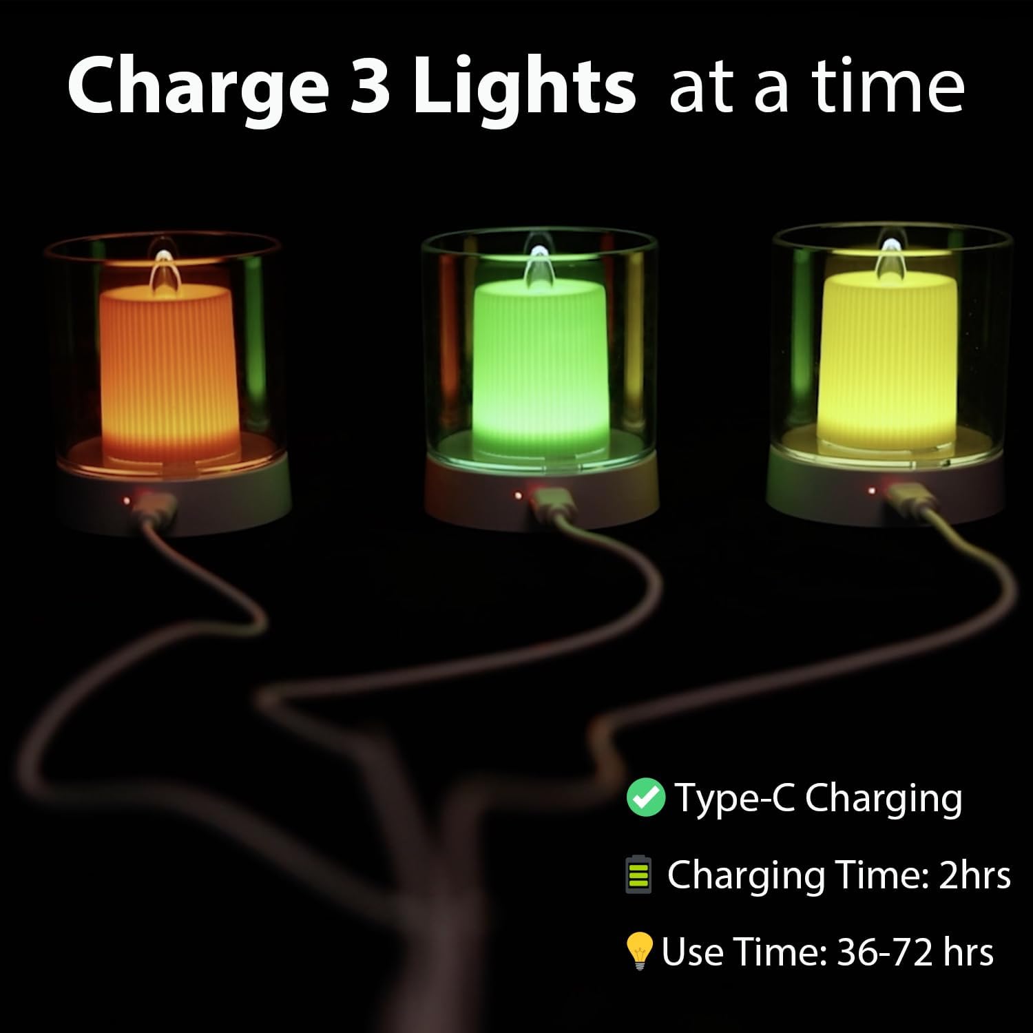 MiLi Rechargeable LED Candle Lights – Flameless Ambient Tea Lights