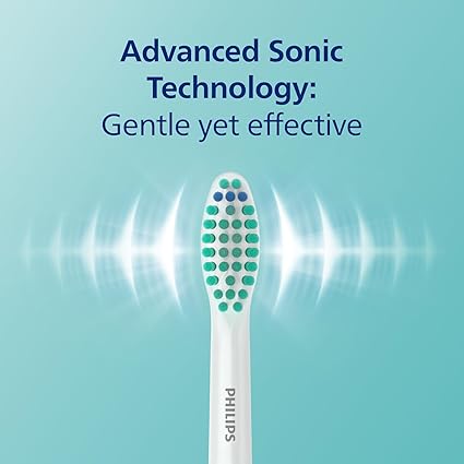 Philips Sonicare 3100 Series Electric Toothbrush – Sonic Cleaning, Pressure Sensor, Built-in Timer, Black