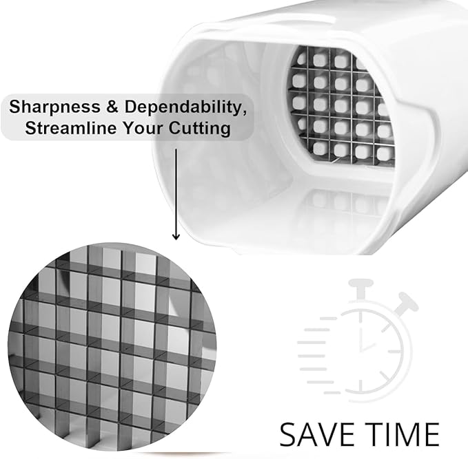 Quick Vegetable & Potato Chopper – Sharp Stainless Steel Dicer for Effortless Cutting
