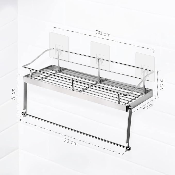 Joeji's Kitchen Paper Towel Roll Holder With Shelf