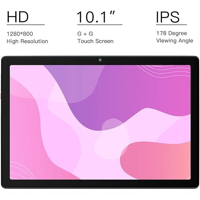 MB1001 Tablet 10 Inch Android 10.1 Tablets HD Touch-Screen,1.6 GHz Quad Core Processor 2GB RAM 32GB Storage