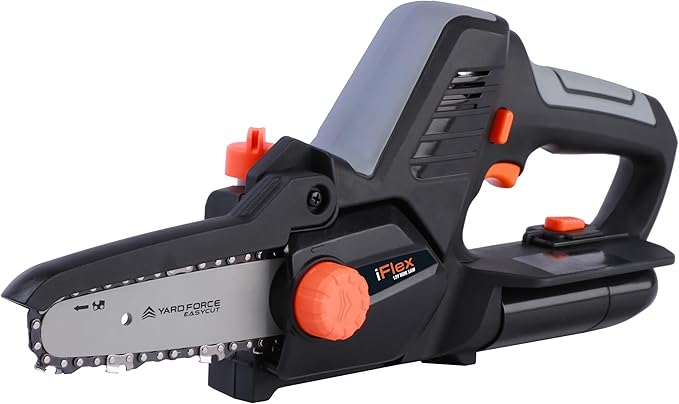 Yard Force 12V Cordless 12cm Mini Chainsaw with Battery and Charger