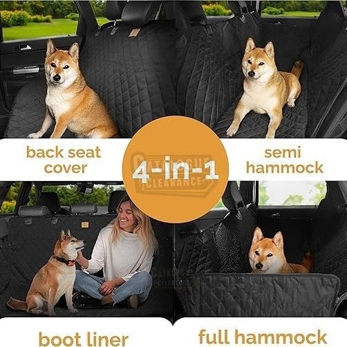 ipuppy 4-in-1 Dog Car Seat Cover