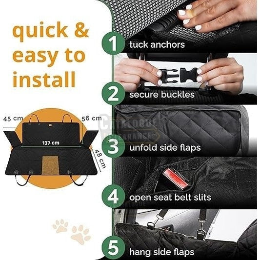 ipuppy 4-in-1 Dog Car Seat Cover