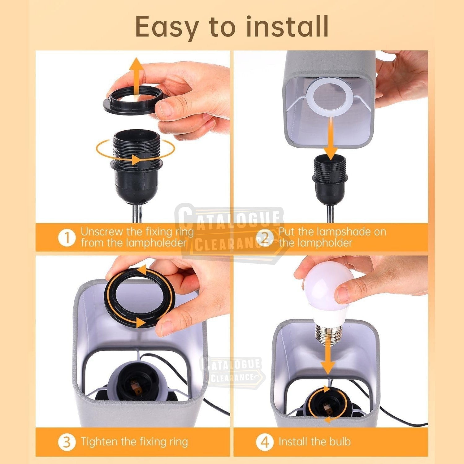 Table Touch Bedside Lamp – Rechargeable, 3-Way Dimmable with USB Charging Ports