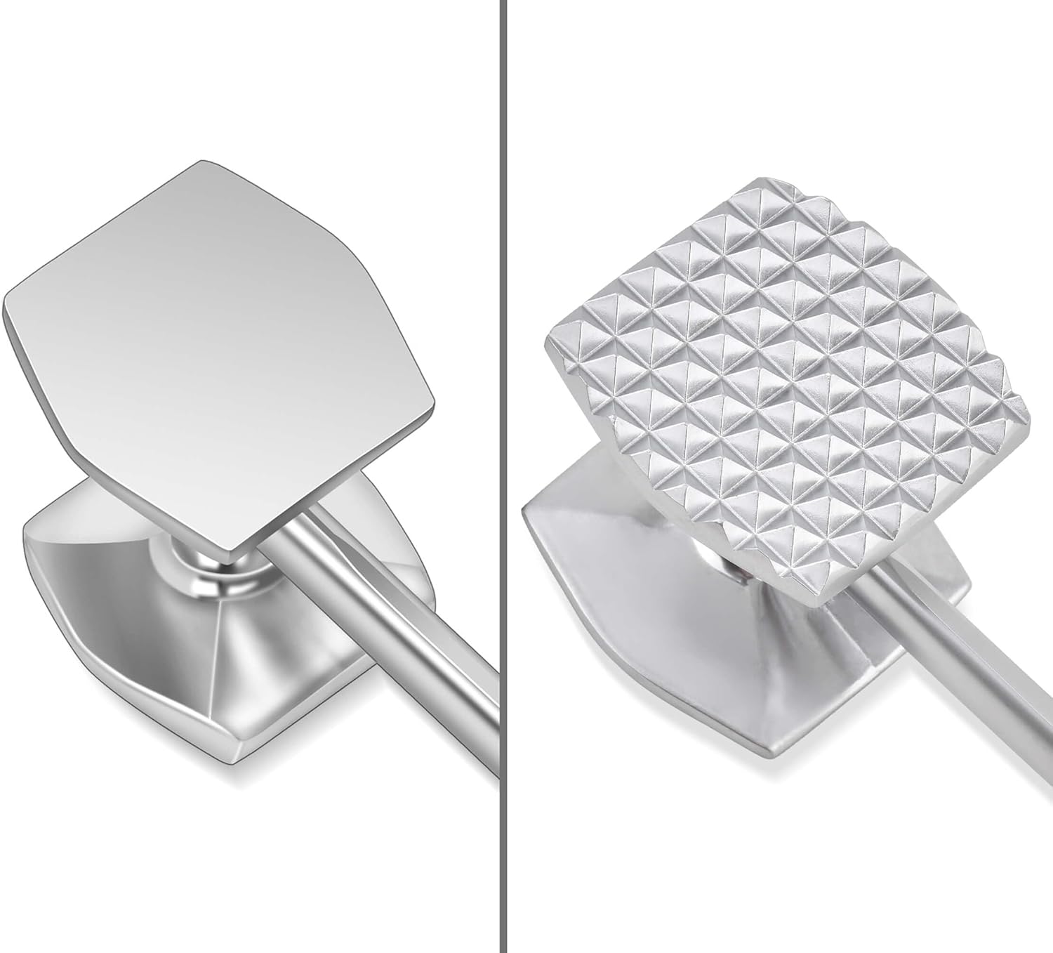 Double-Sided Meat Tenderizer Hammer – Heavy-Duty Zinc Alloy Mallet for Steak, Beef & Poultry