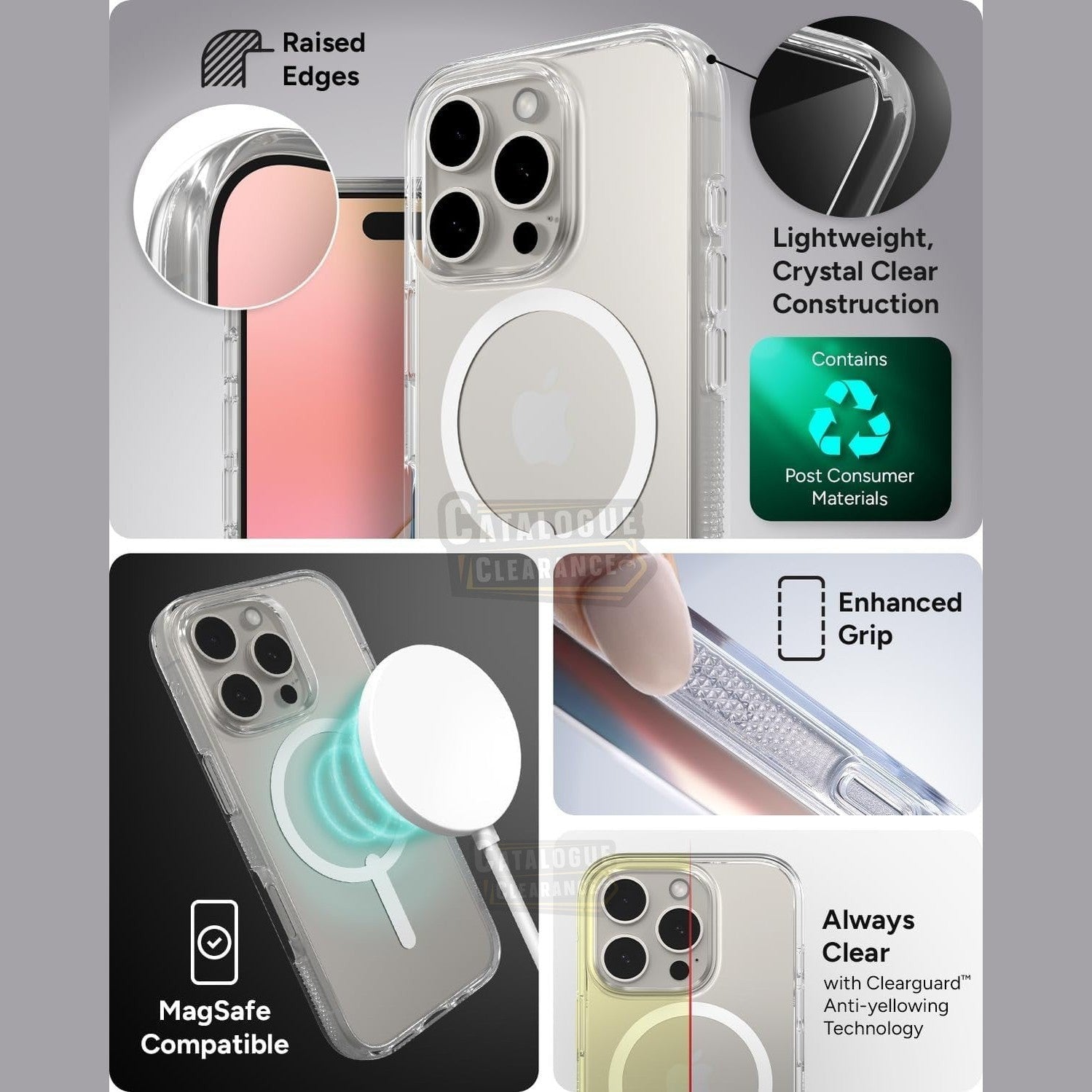 Crystal Palace Graphene Case for iPhone 16 Pro MAX – MagSafe, Shockproof