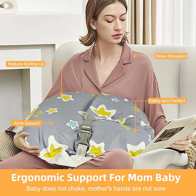 Multifunctional Nursing Pillow – Ergonomic, Adjustable & Baby-Safe(Belocali)