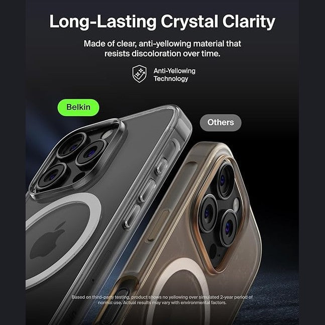Belkin SheerForce iPhone 16 Pro Case, MagSafe Compatible Phone Case