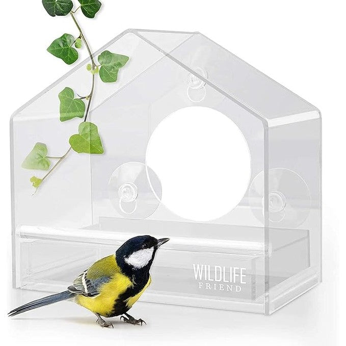 Acrylic glass Window Bird Feeder Wildlife Friend