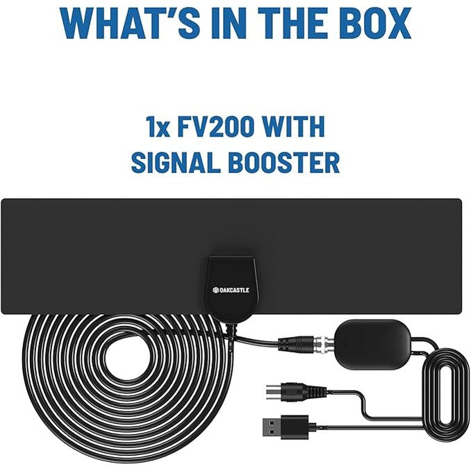 Oakcastle FV200 Freeview HD Digital TV Aerial – Indoor/Outdoor Use