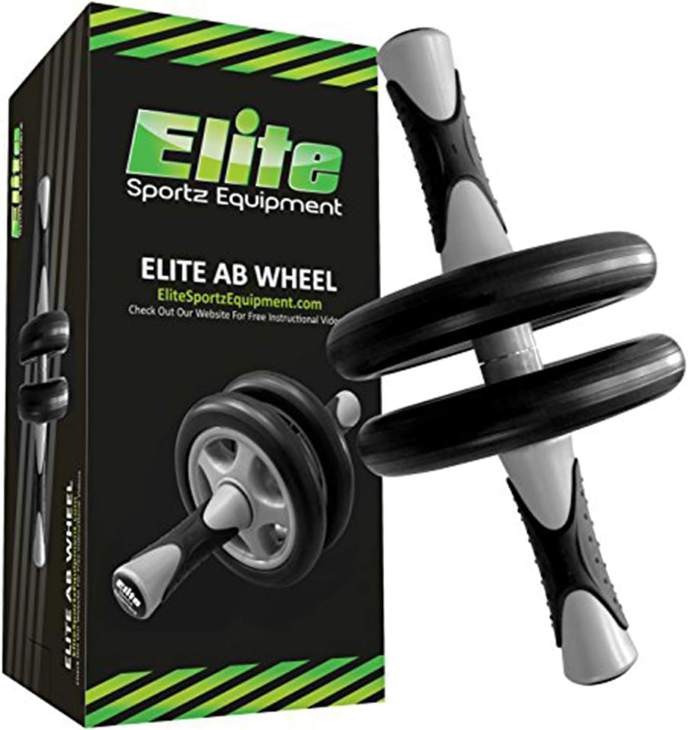 Elite Sportz Dual Wheel Ab Roller – Stable Core Training Equipment for Home & Gym Workouts