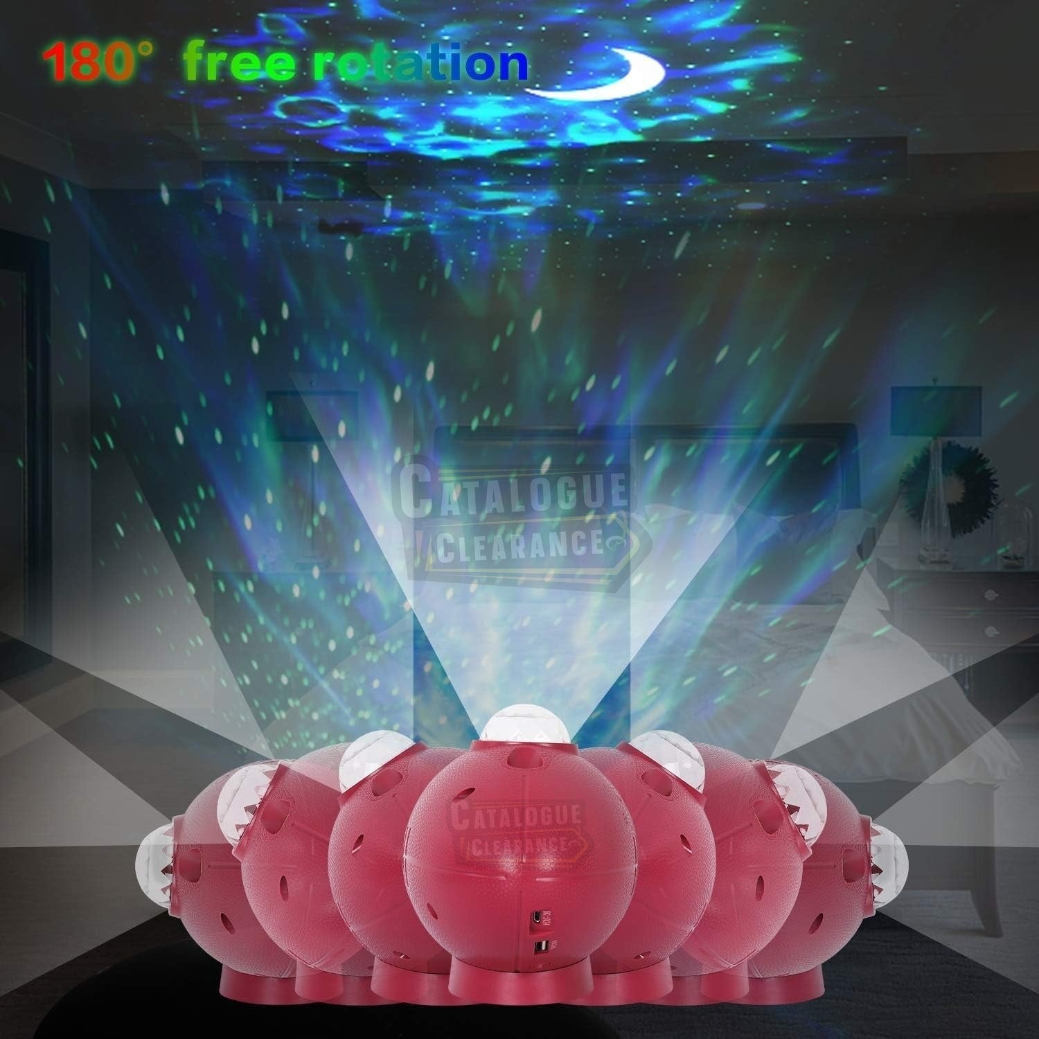 Star Light Galaxy Projector – 4-in-1 LED & Bluetooth Speaker