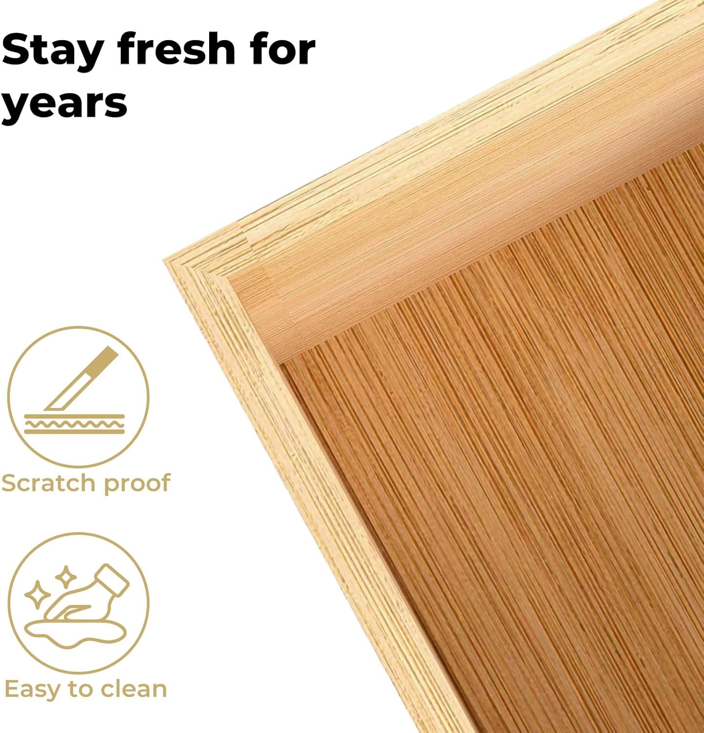 Bamboo Expandable Cutlery Drawer Organiser – Adjustable Wooden Utensil Storage Tray