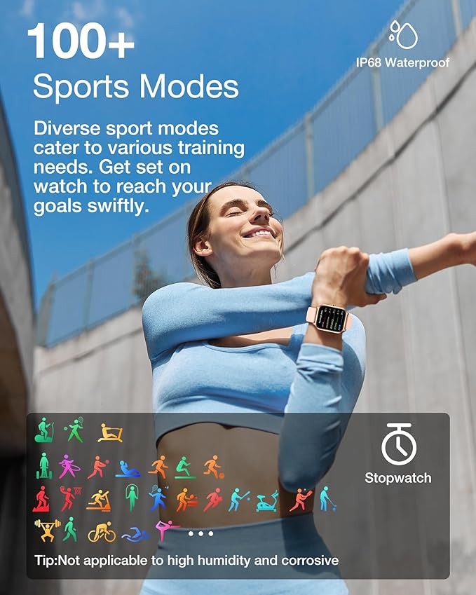 T10 Mini Smartwatch β Touch Screen, Bluetooth Calls, Wireless Charging, Multi-Sport Fitness Tracker with 2 Bands